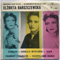 10" Elzbieta Barszczewska – Fragmenty Z Dramatow = Excerpts From Dramas