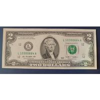 США.2 доллара 2009г.L