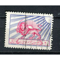 Иран - 1965/1966 - Лев с мечом 2R. Zwangszuschlagsmarken - [Mi.20z] - 1 марка. Гашеная.  (LOT AN13)