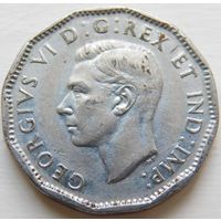 2. Канада 5 центов 1945 год