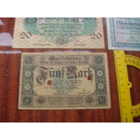 Германия  5  марок 1918 Нотгельд