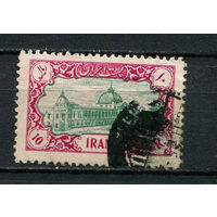 Иран - 1949/1950 - Шах Мохаммад Реза Пехлеви и Телеграф г. Тегеран 10R - [Mi.807] - 1 марка. Гашеная.  (LOT AQ36)