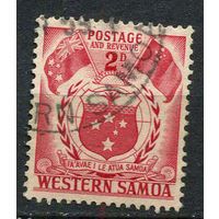 Самоа - 1952 - Герб 2Р - [Mi.99] - 1 марка. Гашеная.  (LOT Eu26)-T10P10