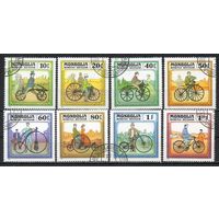 История велосипеда Монголия 1982 год серия из 8 марок