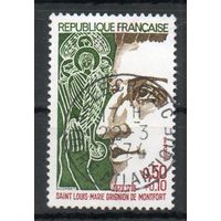 Святой Людовик Мария Гриньон де Монфор Франция  1974 год серия из 1 марки