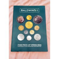 Аукционный каталог Baldwin (весна 2024), изд-во Вел-тания, 100+ стр., мелованная, лощёная бум., супер подробные описания и цвет. фото, РАСПРОДАЖА!!!