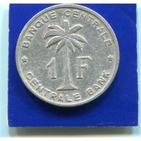 Бельгийское Конго , Руанда - Урунди , 1 франк 1959