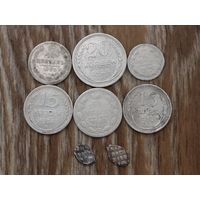 Набор монет серебро