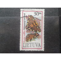 Литва 1995 Бабочки