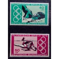 Олимпийские игры, Спорт Германия, 1976 год, 2 марки **