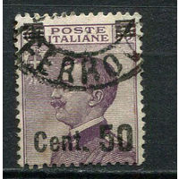 Королевство Италия - 1923/1927 - Надпечатка новых номиналов 50C на 55C - [Mi.172] - 1 марка. Гашеная.  (Лот 55EL)-T2P18