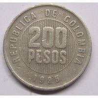 Колумбия 200 песо 1995 г