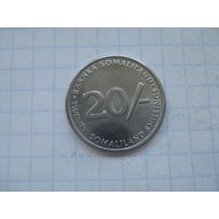 Сомалиленд 20 шиллингов 2002г.km6