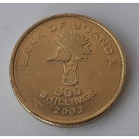 Уганда 500 шиллингов, 2003 (2-3-43)