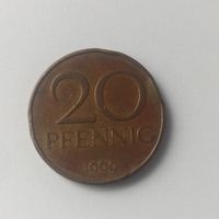 ГДР 20 пфеннингов 1969