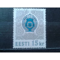 Эстония 1994 Эмблема фестиваля песни 1994 г., марка из блока Михель-2,0 евро гаш