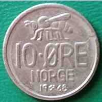 Норвегия 10 эре 1968 3