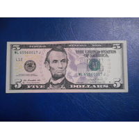 5 долларов США 2013 г