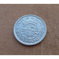 Португальская Ангола, 20 эскудо 1955 г., серебро