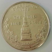 25 центов (квотер) 2000 года, штат Мэриленд