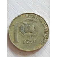 Доминиканская республика 1 песо 1991г.