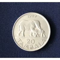 Малави 20 тамбала 1989