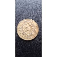 Тунис 1 франк 1945 г.
