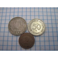 Три разные монеты с рубля!