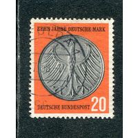 ФРГ. 10 лет немецкой марки (монета)