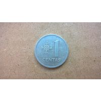 Литва 1 цент, 1991г.  (D-69)