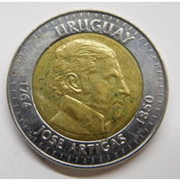 Уругвай 10 песо 2000 г