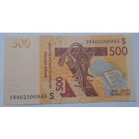 Гвинея-Биссау 500 франков 2012 года UNC