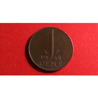 1 цент, 1948. Нидерланды.