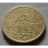 10 евроцентов, Франция 2001 г.