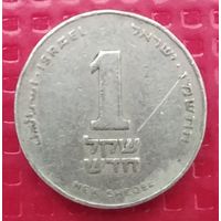 Израиль  1 новый шекель 1986 г. #50108