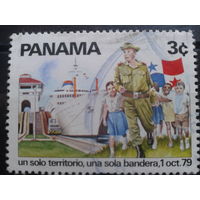 Панама 1979 Порт, Флаги, матрос США сошел на берег