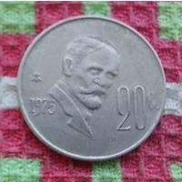 Мексика 20 центаво 1976 года. Орел.