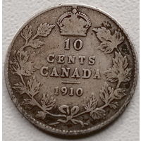 Канада 10 цент 1910