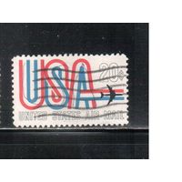 США-1968, (Мих.974) , гаш.  , Авиапочта(одиночка),