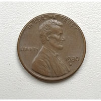 1 цент 1980 D США #03