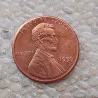 1 цент 1990 года США. Красивая монета!