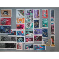 Космос разные 30 марок