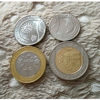 Молдова набор монет 1, 2, 5, 10 лей 2018, идеал!