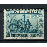 Италия - 1951 - 500 лет со дня рождения Христофора Колумба - [Mi. 833] - полная серия - 1 марка. Гашеная.  (Лот 94AC)