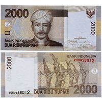 Индонезия. 2000 рупий (образца 2009 года, выпуск 2012, P148c, UNC)