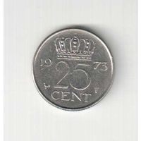 25 центов 1973 года Нидерландов 24