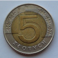 Польша 5 злотых. 1994