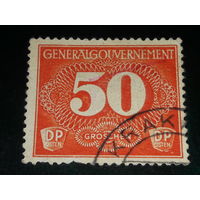 Германия. Рейх. Генерал-губернаторство 1940 Служебная марка