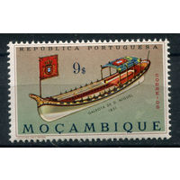 Португальские колонии - Мозамбик - 1964г. - шлюпки, 9 Е - 1 марка - MNH. Без МЦ!