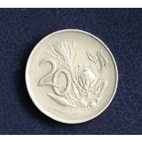 ЮАР 20 центов 1965 South Africa
